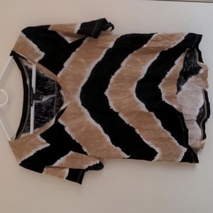 INC Zig Zag Patterned T-shirt